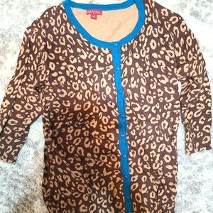 Leopard cardigan
